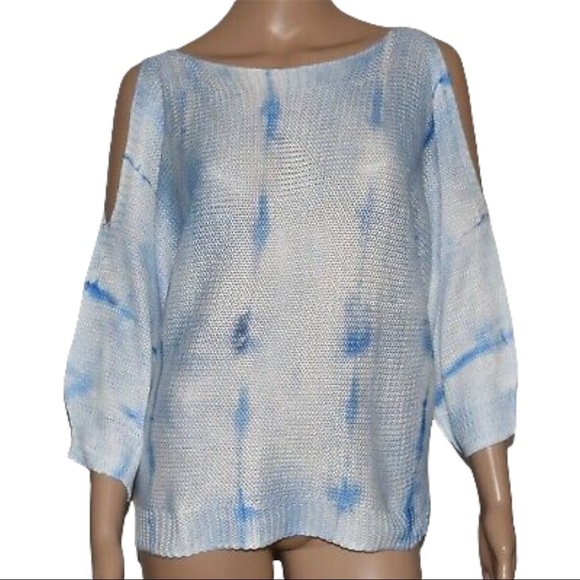 Luisa Ricci Italy Cold Shoulder Lightweight Sweater - Picture 4 of 4